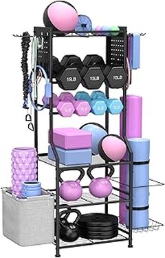 Todo lo que necesitas saber para elegir estanterías metálicas para tu home gym