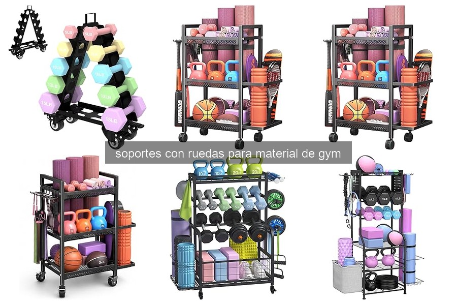 Cómo elegir el soporte con ruedas ideal para tu gimnasio en casa