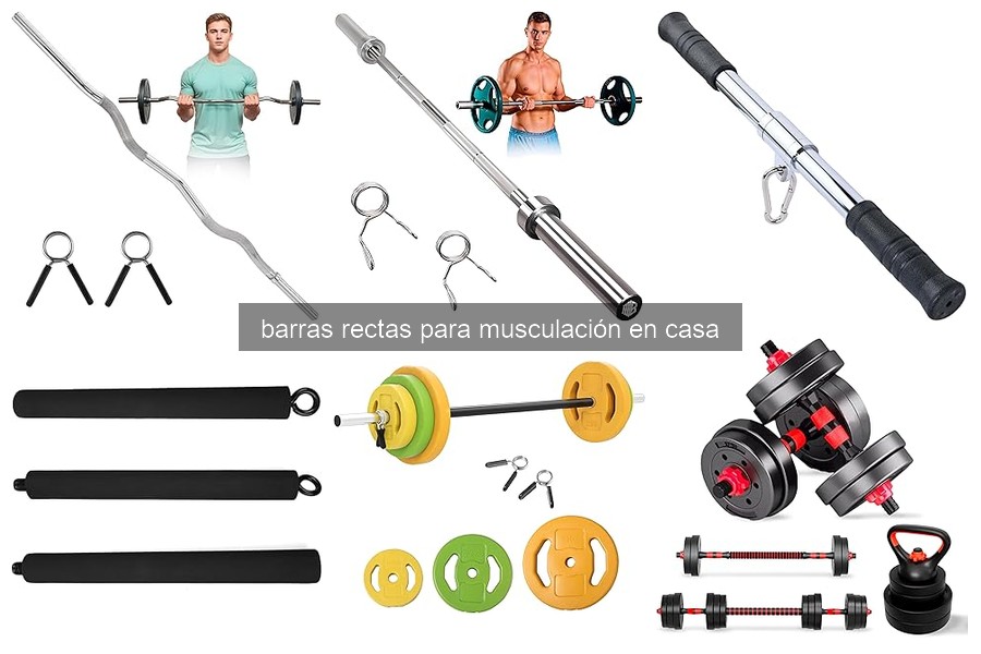 Cómo elegir la mejor barra recta para entrenar en casa