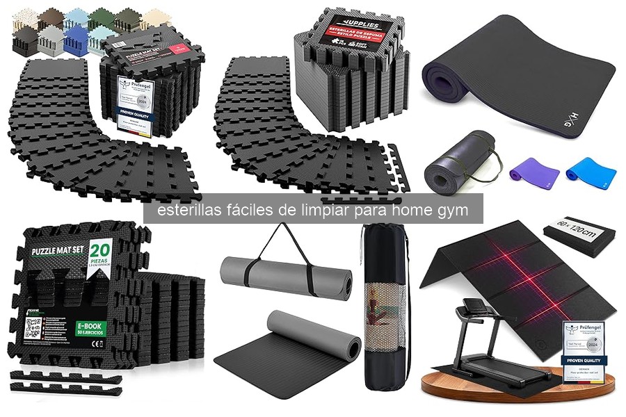 Cómo elegir la mejor esterilla fácil de limpiar para home gym