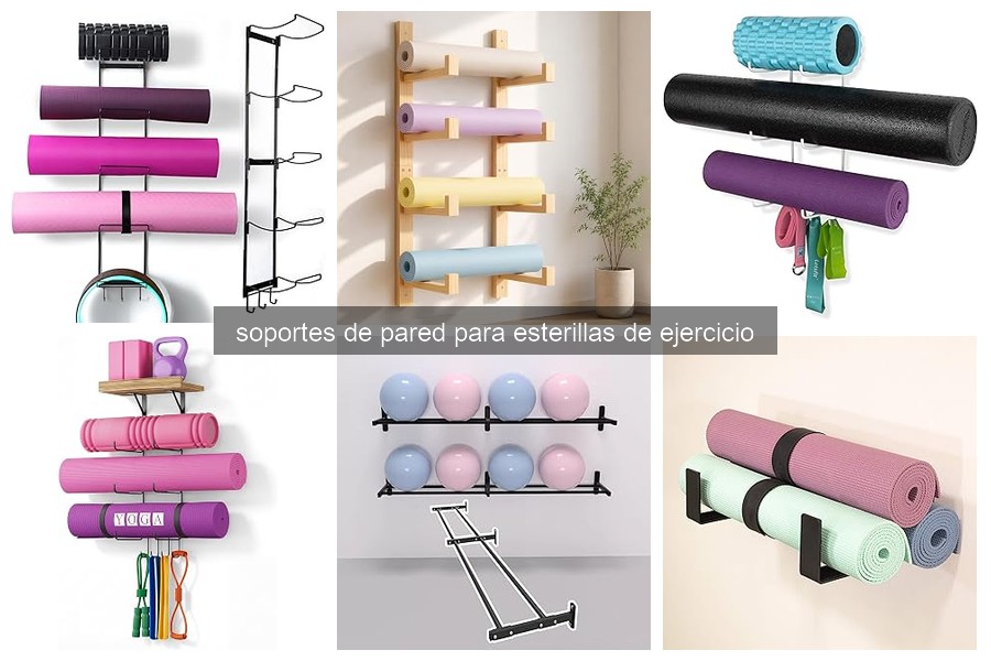Cómo instalar un soporte de pared para esterillas de ejercicio