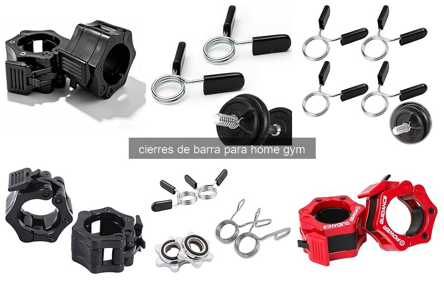 Cómo instalar y usar correctamente cierres de barra para home gym