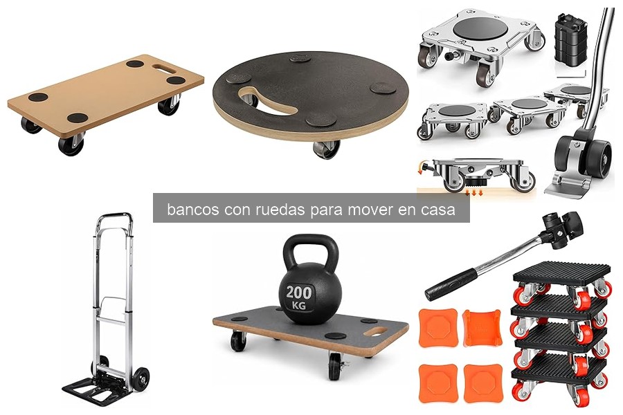 Cómo usar un banco con ruedas en casa de forma efectiva