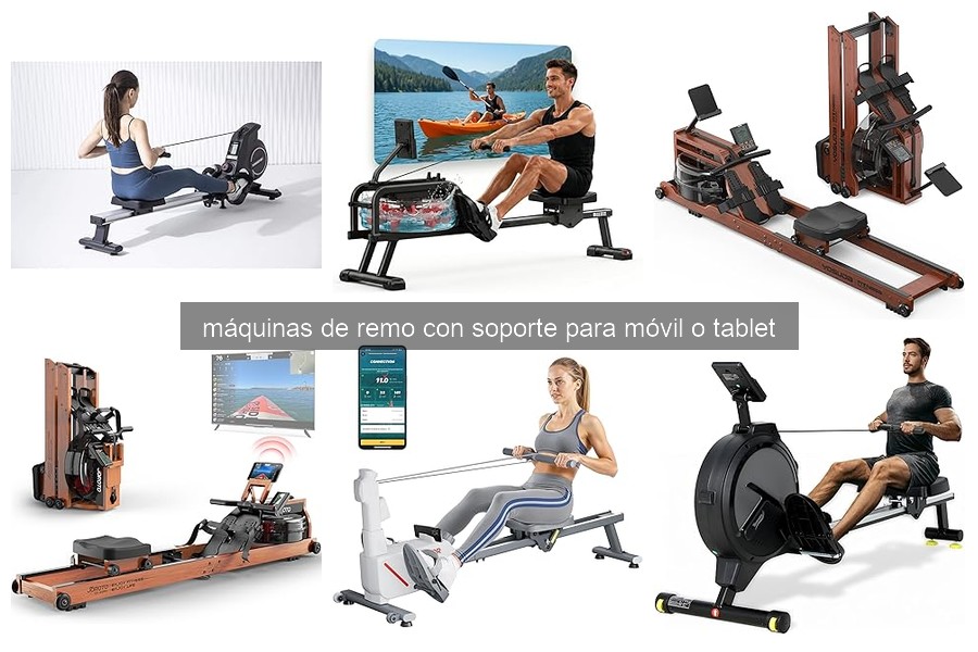 Cómo utilizar correctamente una máquina de remo con soporte para móvil