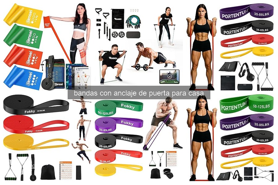 Comparativa de las Mejores Bandas con Anclaje de Puerta para Casa