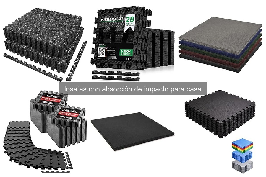 Comparativa de las Mejores Losetas con Absorción de Impacto