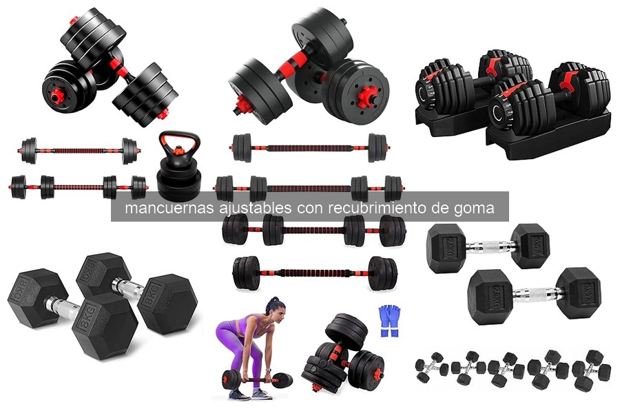 Comparativa de las Mejores Mancuernas Ajustables con Goma