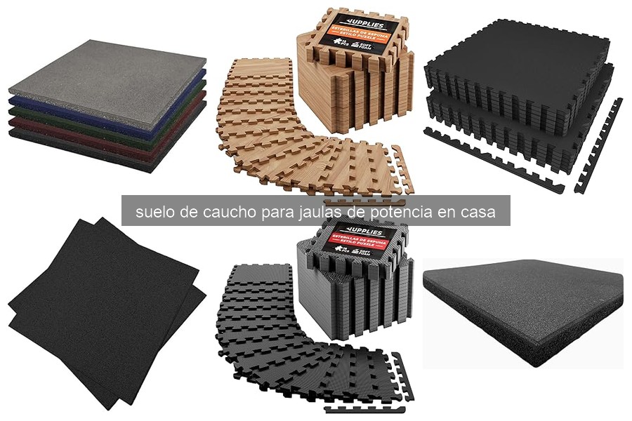 Comparativa de mejores suelos de caucho para jaulas de potencia