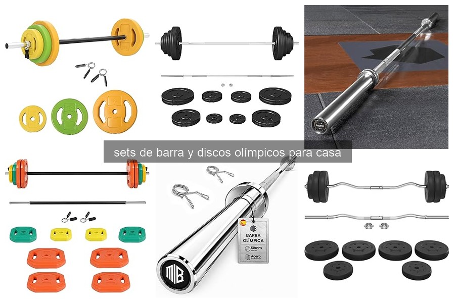 Comparativa de Sets de Barra y Discos Olímpicos para Casa