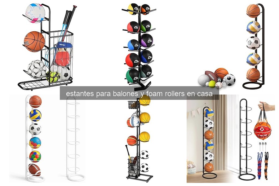 Dónde comprar estantes para balones y foam rollers baratos