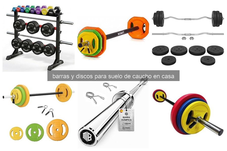 Errores comunes al usar barras y discos de caucho en casa