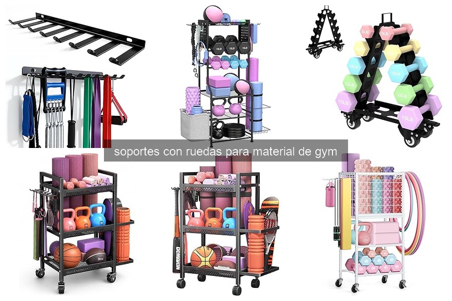 Errores comunes al usar soportes con ruedas para material de gym