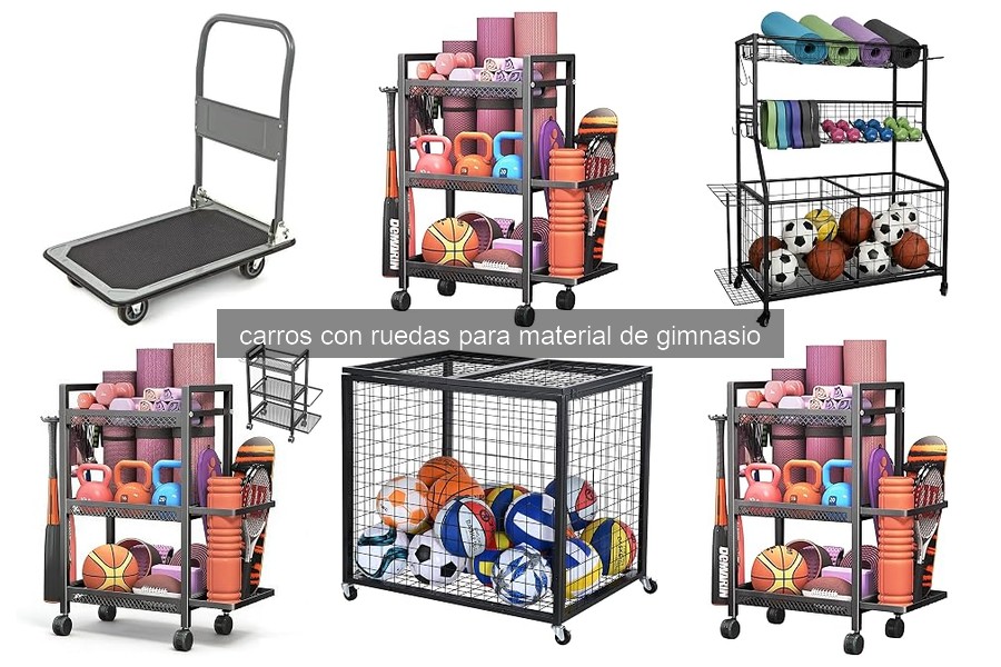 Guía de compra de carros con ruedas para gimnasio en casa