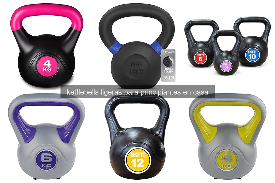 Guía de compra de kettlebells ligeras para principiantes