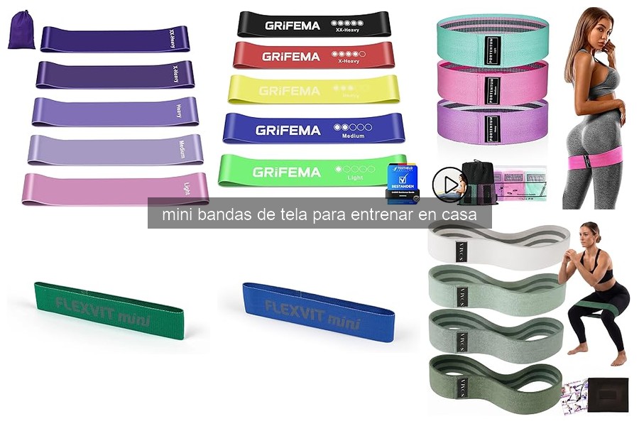 Guía de compra de mini bandas de tela para entrenar en casa