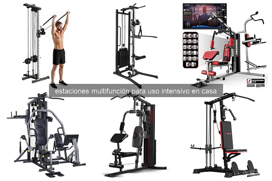 Guía de instalación de estaciones multifunción para gimnasio en casa
