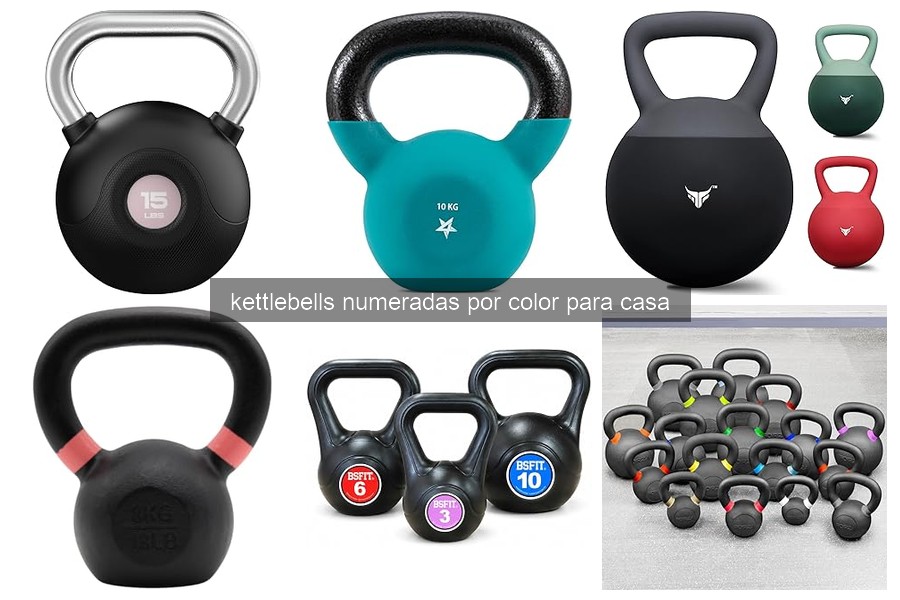 Guía para elegir kettlebells numeradas por color para principiantes