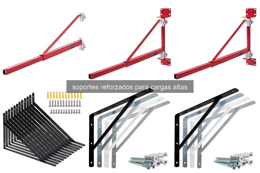 Instala Correctamente Soportes Reforzados para Cargas Altas