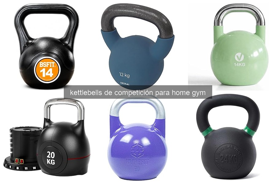 Kettlebells de competición: características y diferencias