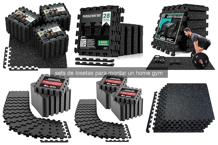 Losetas de Goma vs. Espuma: ¿Qué elegir para tu Home Gym?