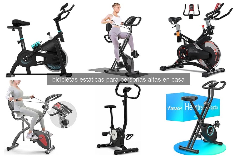Mantenimiento de bicicletas estáticas para personas altas