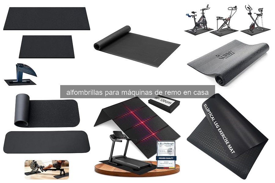 Mejores alfombrillas para máquinas de remo en casa
