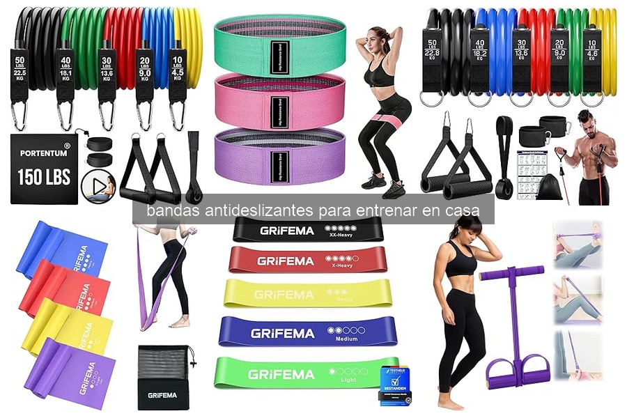 Mejores bandas antideslizantes para entrenar en casa