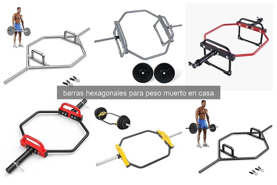 Mejores barras hexagonales para peso muerto en casa 2026