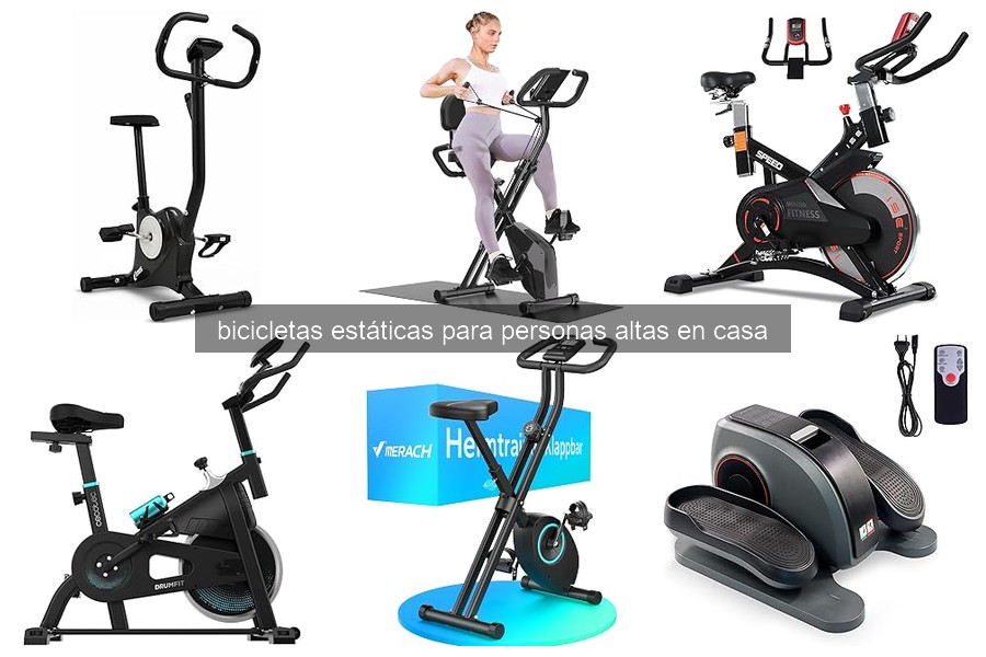 Mejores bicicletas estáticas para personas altas en casa 2026