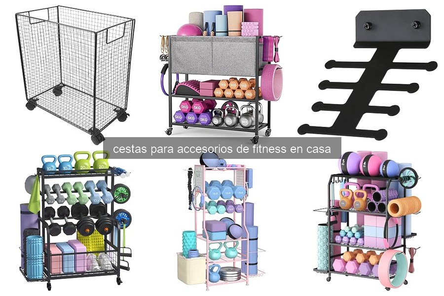 Mejores cestas para accesorios de fitness en casa 2026