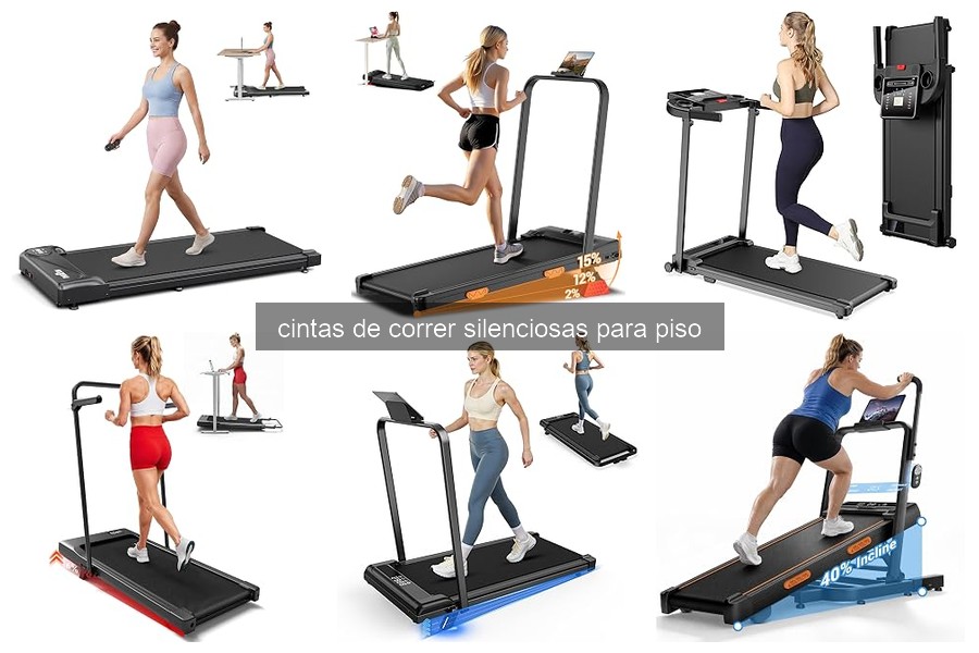 Mejores cintas de correr silenciosas para pisos pequeños 2026
