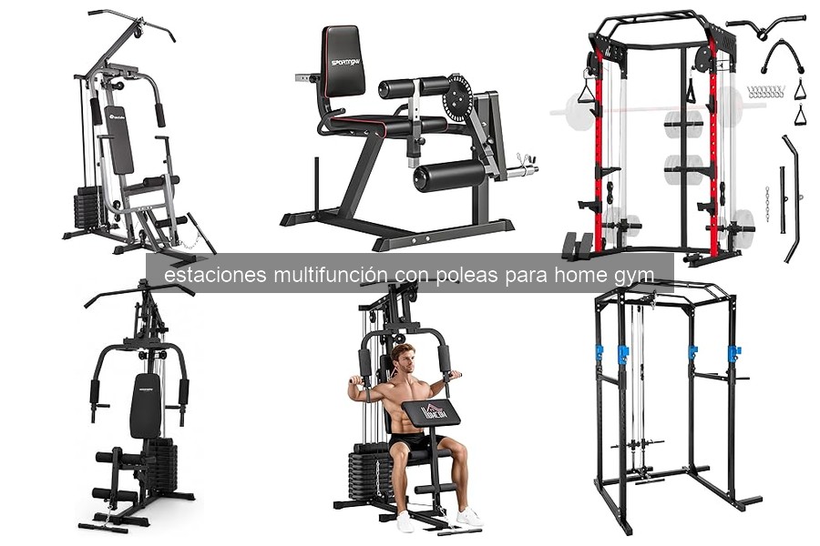 Mejores estaciones multifunción con poleas para entrenar en casa