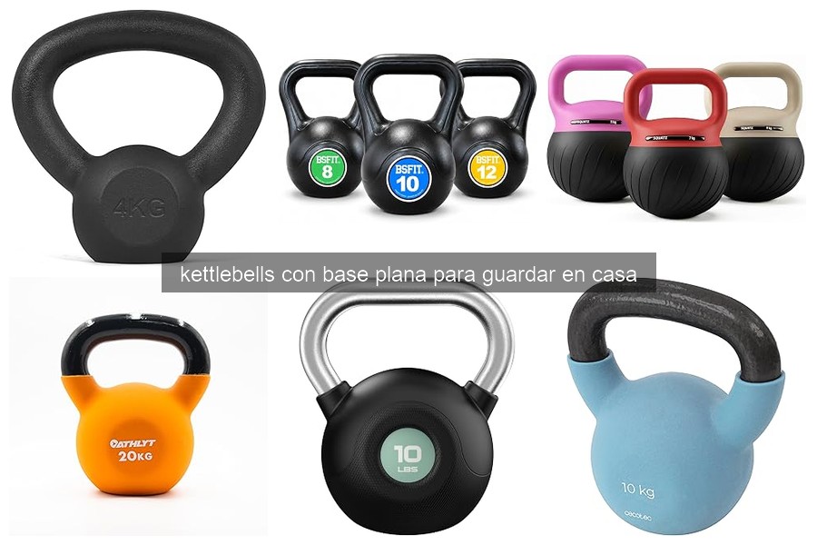 Mejores kettlebells con base plana para principiantes en 2026