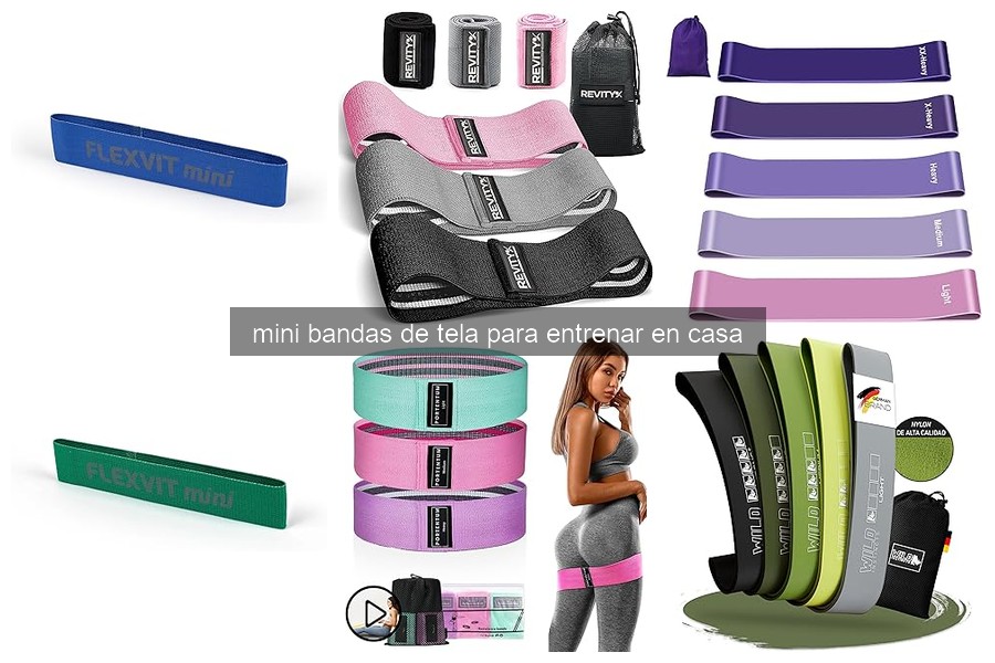 Mejores mini bandas de tela para entrenar en casa en 2026