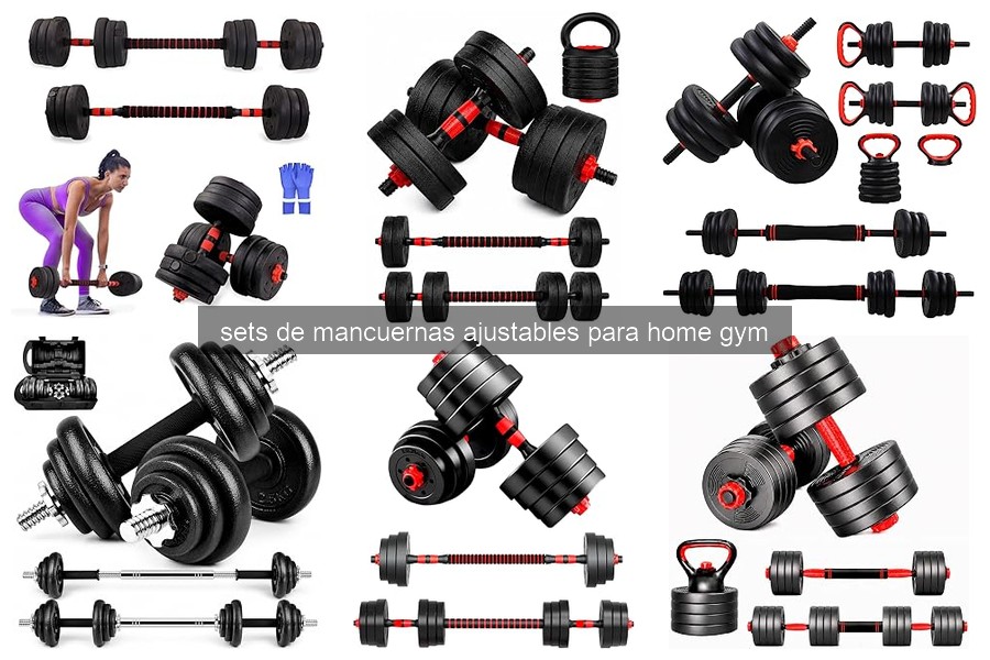 Mejores sets de mancuernas ajustables para home gym 2023