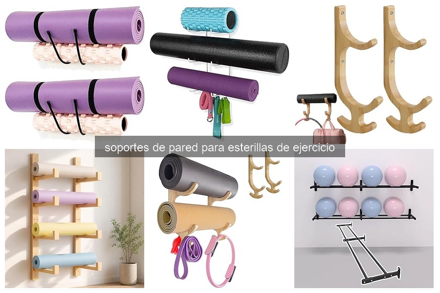 Mejores soportes de pared para esterillas de ejercicio 2023