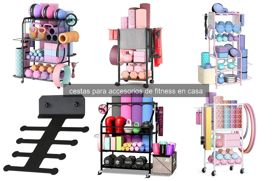 Organiza tus accesorios de fitness en casa con cestas eficientes