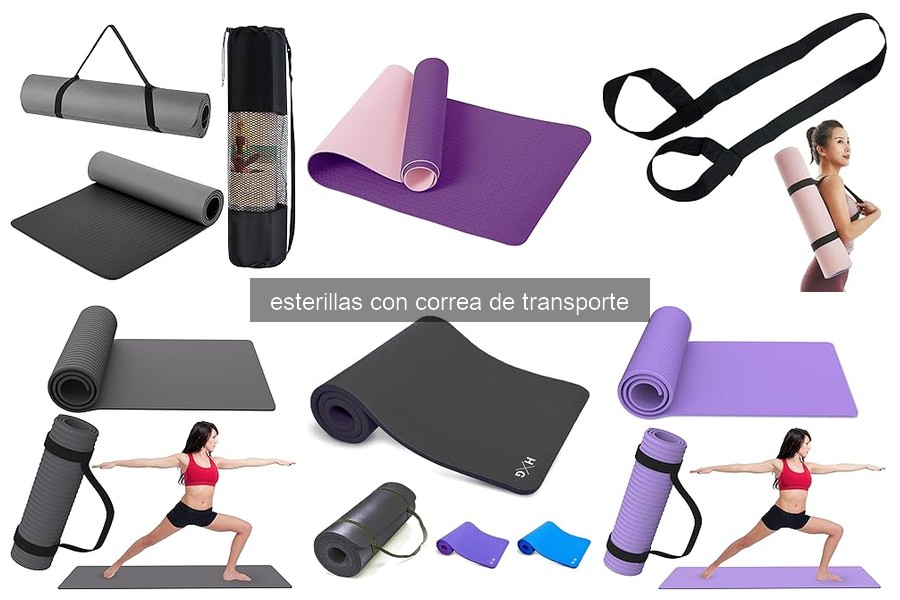¿Qué es una esterilla con correa de transporte y sus beneficios?