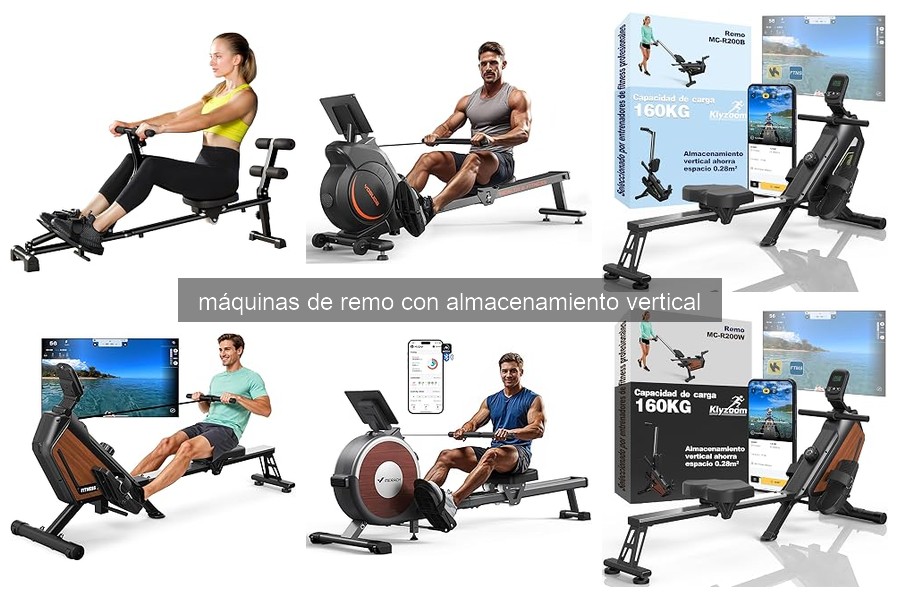 ¿Qué es una máquina de remo con almacenamiento vertical?
