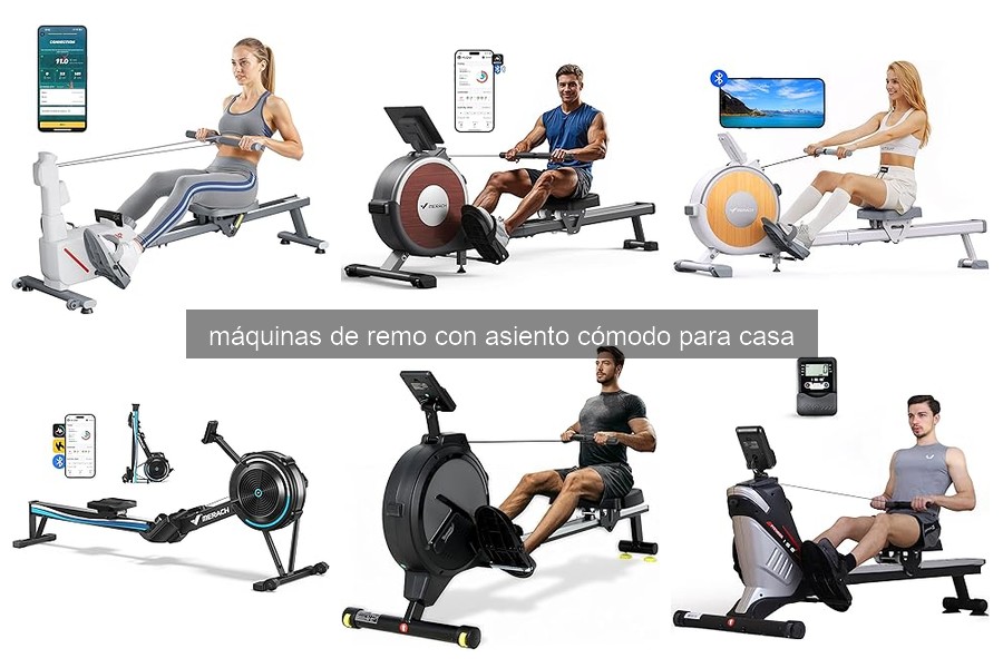 ¿Qué es una máquina de remo con asiento cómodo?