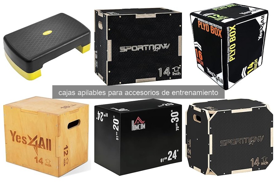 ¿Qué son las cajas apilables para entrenamiento en casa?