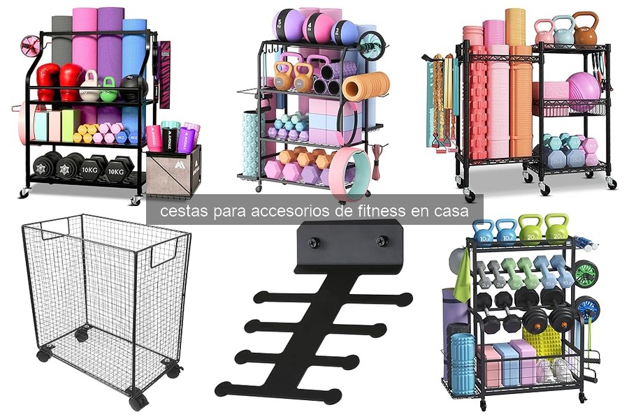 ¿Qué son las cestas para accesorios de fitness en casa?