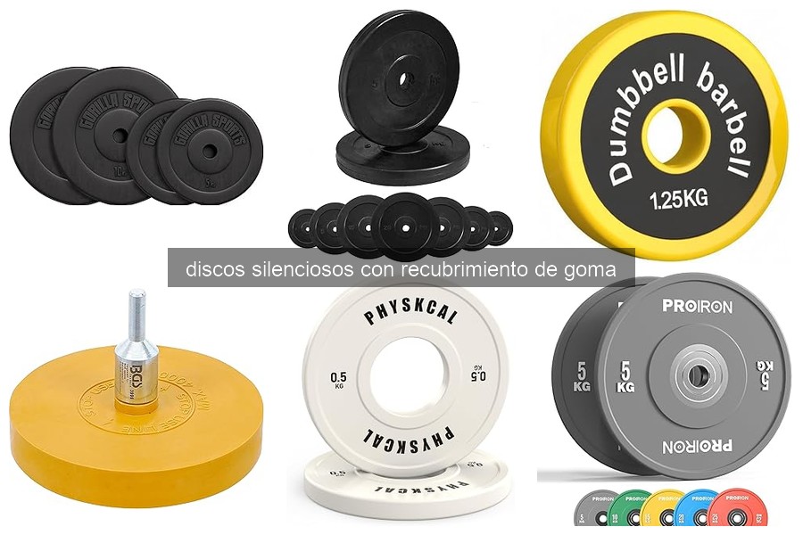 ¿Qué son los discos silenciosos con recubrimiento de goma?