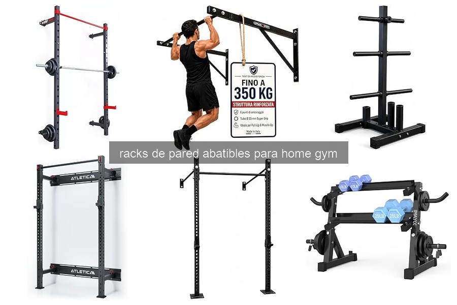 ¿Qué son los racks de pared abatibles para home gym?
