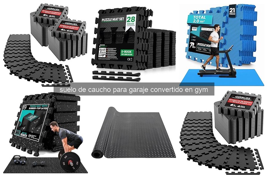 Suelo de caucho para garaje: Guía para un gym en casa